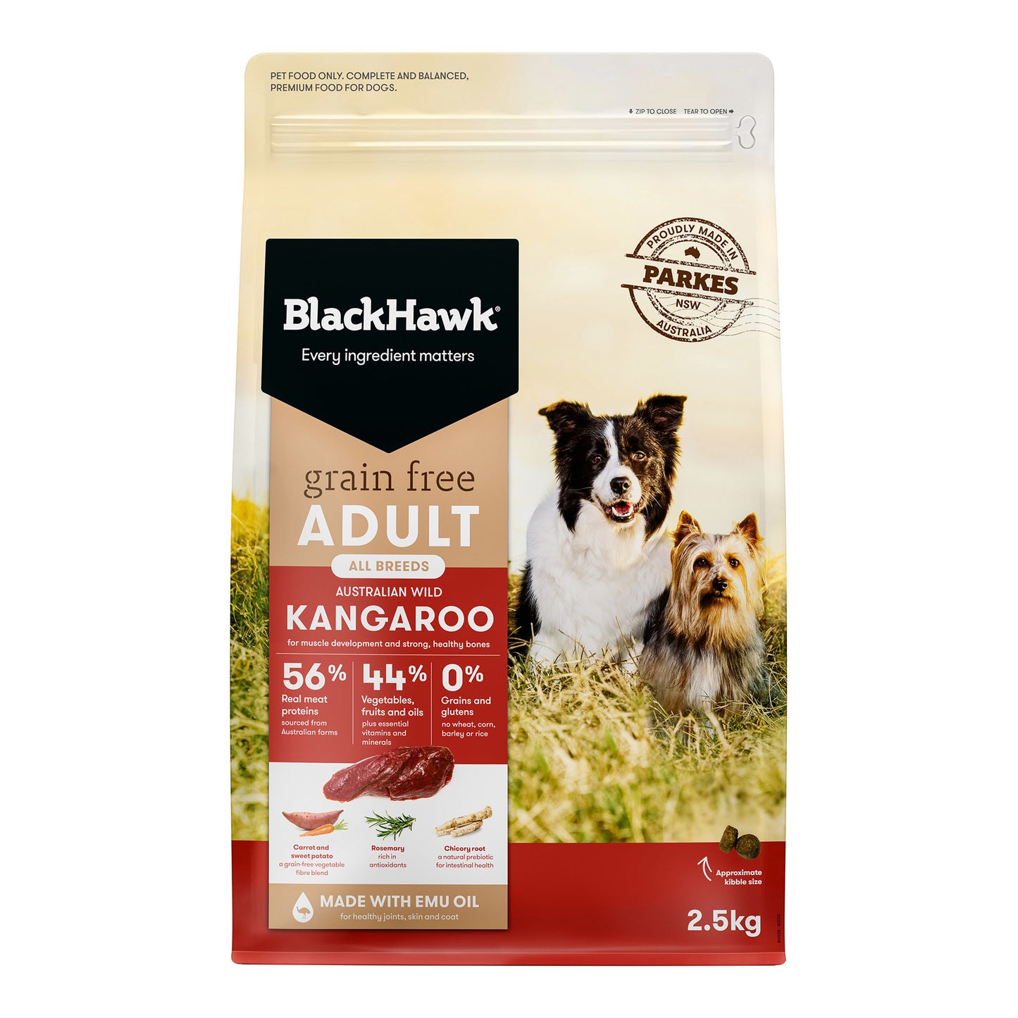 Black Hawk Grain Free Adult All Breeds Kangaroo Dry Dog Food
