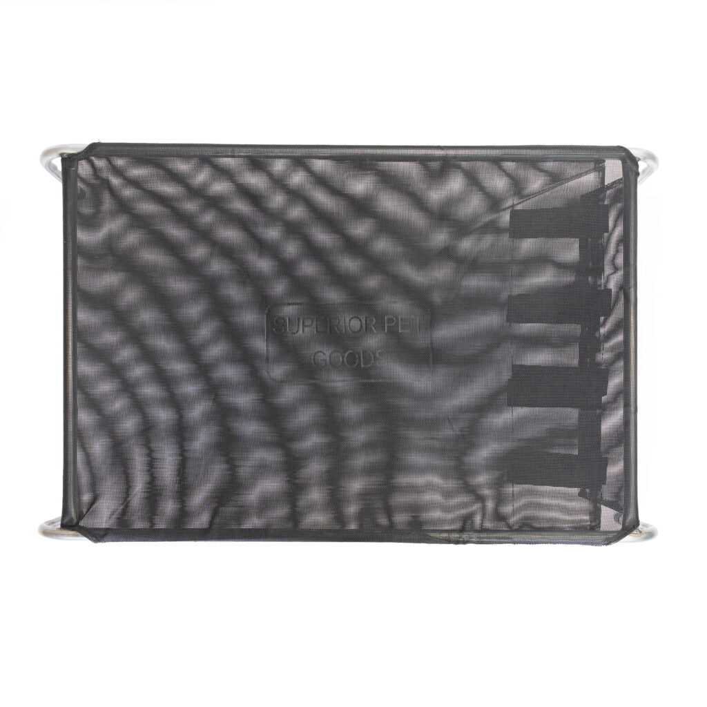 Superior Pet Goods Heavy Duty Flea-Free Dog Bed Black