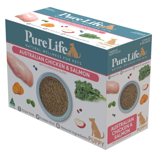 Pure Life Chicken & Salmon Pate for Puppies