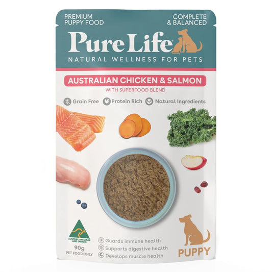 Pure Life Chicken & Salmon Pate for Puppies