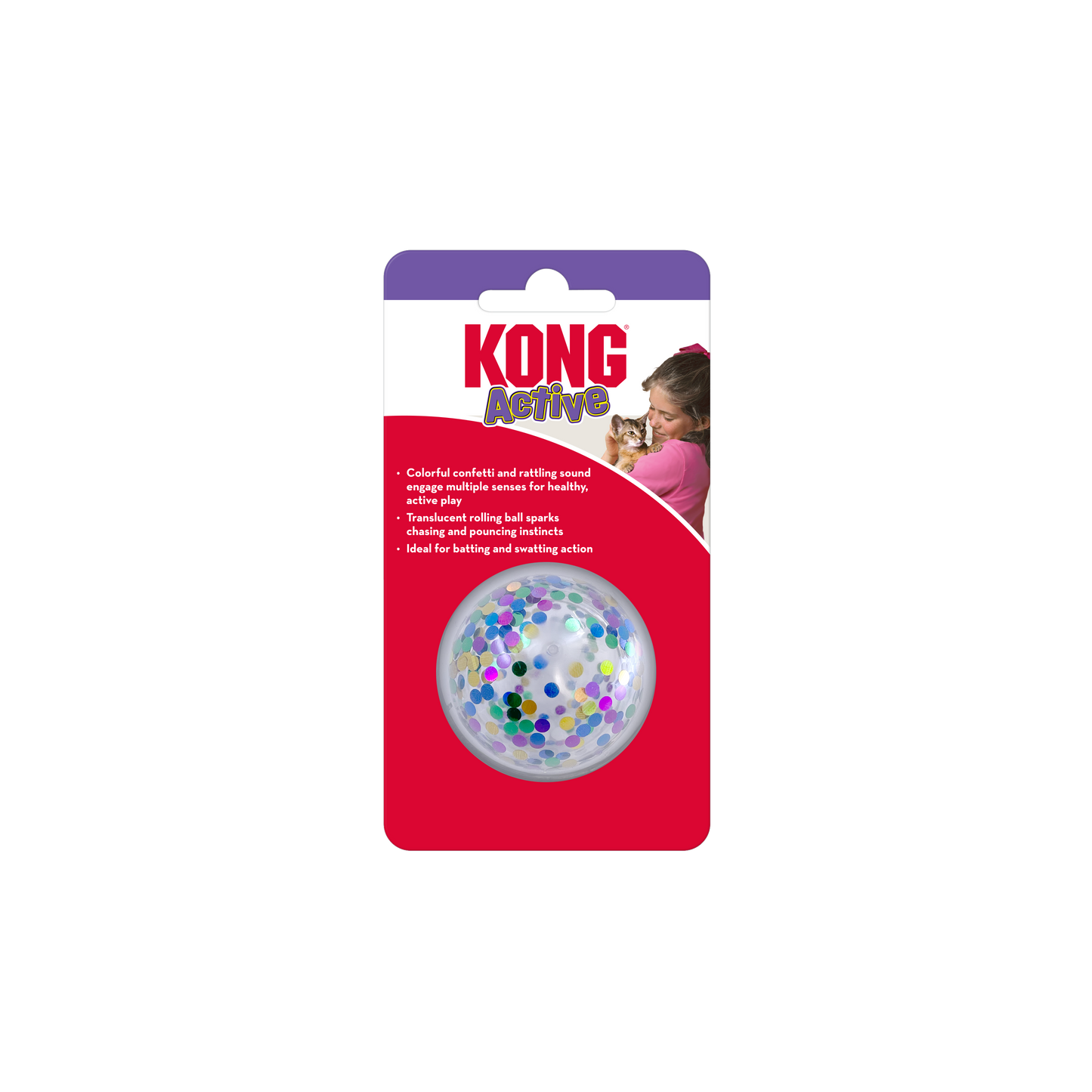 KONG Cat Active Confetti Ball