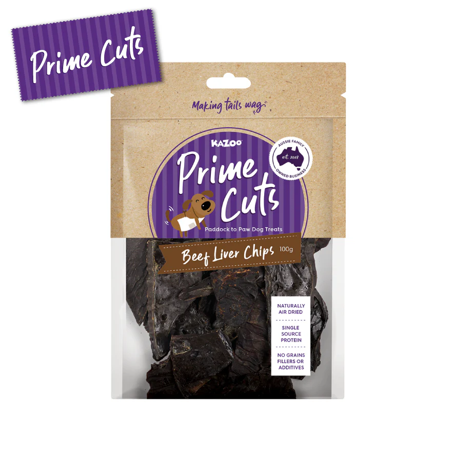 Kazoo Prime Cuts Beef Liver Chips