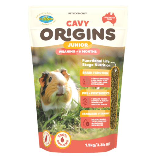 Vetafarm Origins Junior Cavy Diet 1.5kg
