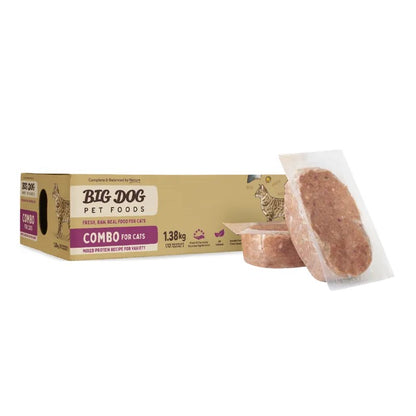 Big Dog Combo Raw Cat Food (12x115g/1.38kg)
