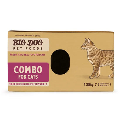 Big Dog Combo Raw Cat Food (12x115g/1.38kg)