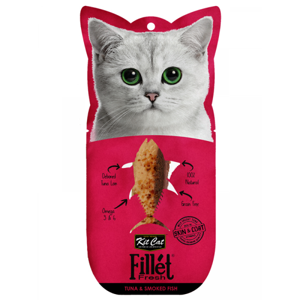 Kit Cat Fillet Fresh Tuna & Smoked Fish 30g