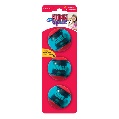 KONG Squeezz Action Ball Red