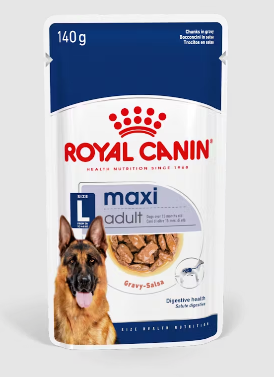 Royal Canin Maxi Dog Wet Food Pouches in Gravy