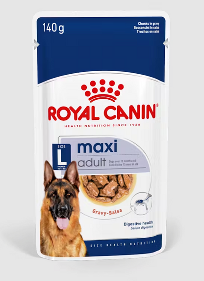 Royal Canin Maxi Dog Wet Food Pouches in Gravy