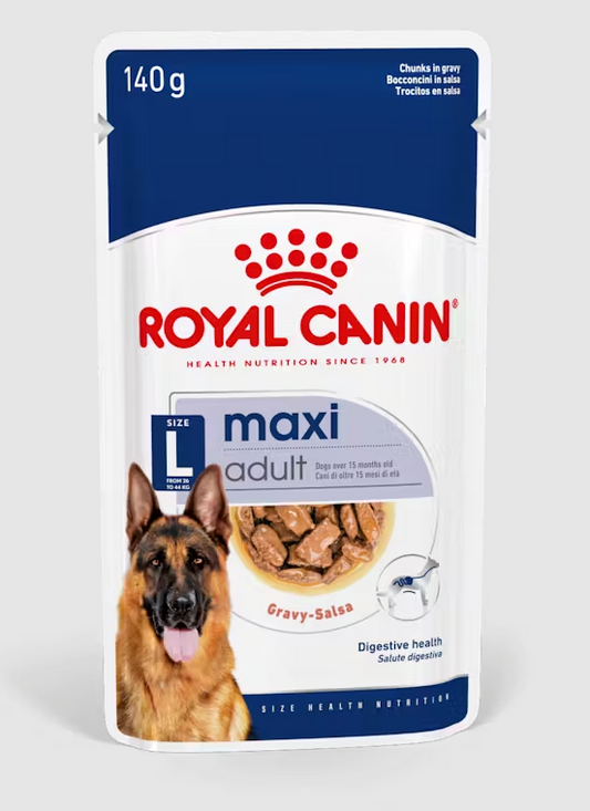 Royal Canin Maxi Dog Wet Food Pouches in Gravy