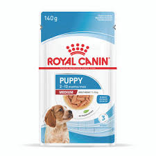 Royal Canin Medium Puppy Wet Food Pouches Chunks in Gravy