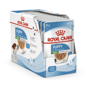 Royal Canin Mini Puppy Wet Food Pouches Chunks in Gravy