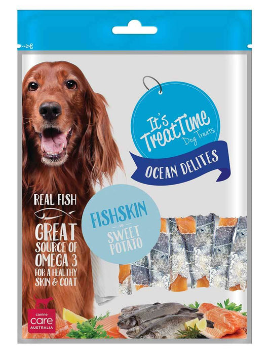 It's Treat Time Fishskin & Sweet Potato