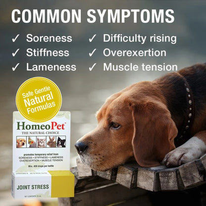 HomeoPet Joint Stress Natural Liquid Supplement 15mL