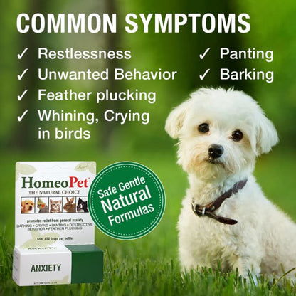 HomeoPet Anxiety Natural Liquid Supplement 15mL