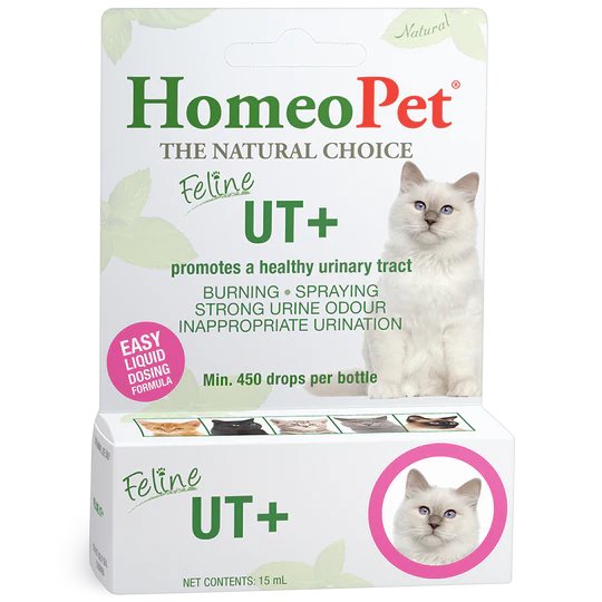 HomeoPet Feline UT+ Natural Liquid Supplement 15mL