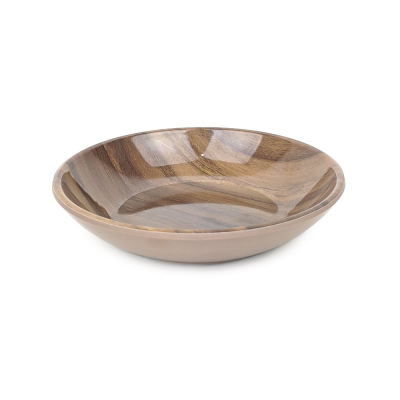 Cattitude Cat Saucer Melamine Acacia Wood