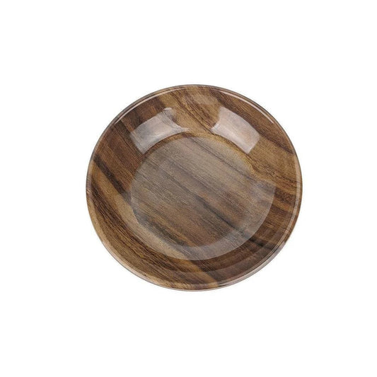 Cattitude Cat Saucer Melamine Acacia Wood