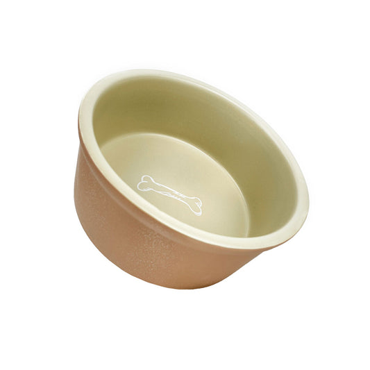 Barkley & Bella Dog Bowl Ceramic Drool