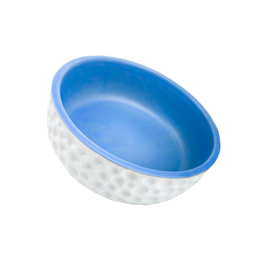 Barkley & Bella Dog Bowl Ceramic Dimple Large