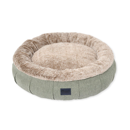 Superior Pet Goods Harley Dog Bed Sage Faux Fur