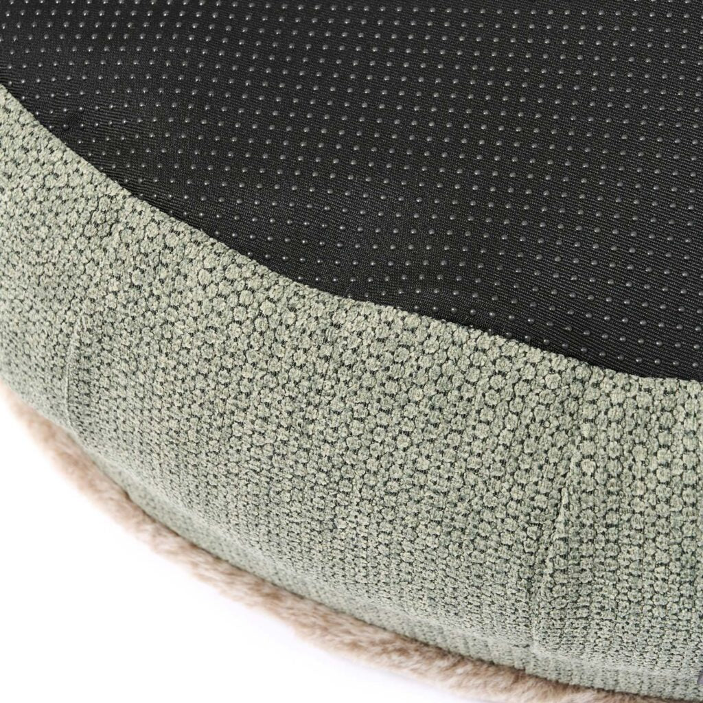 Superior Pet Goods Harley Dog Bed Sage Faux Fur