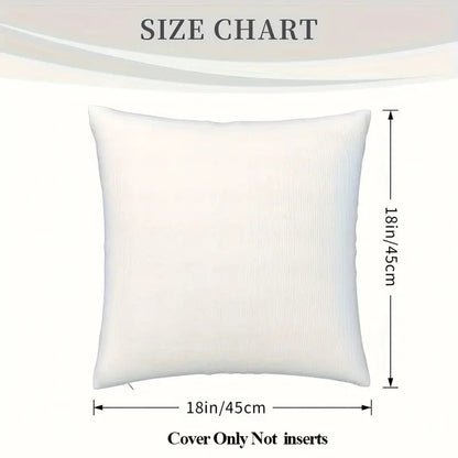 Comfy Flat Printed Pillow Cover Tan French Bulldog