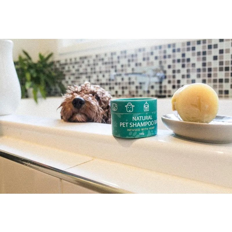 Hemp Collective Natural Pet Shampoo Bar 120g