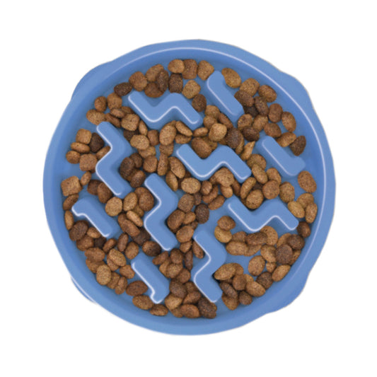 Outward Hound Fun Feeder Notch Large Blue
