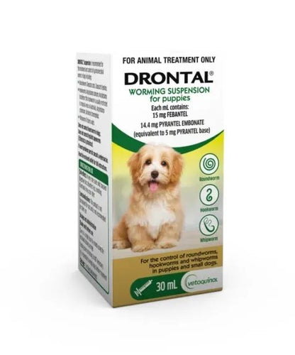 Drontal Worming Suspension Puppies 30ml