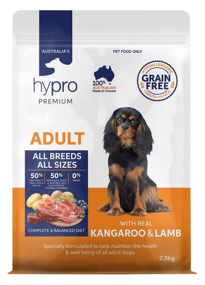 Hypro Premium Grain Free Kangaroo & Lamb Adult Dry Dog Food