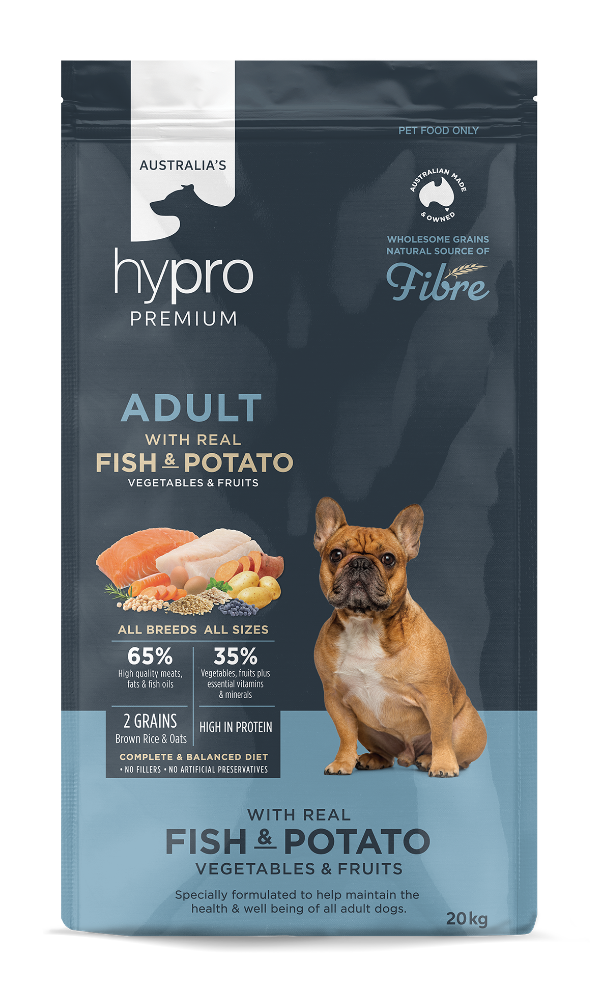 Hypro Premium Wholesome Grains Fish & Potato Adult Dry Dog Food
