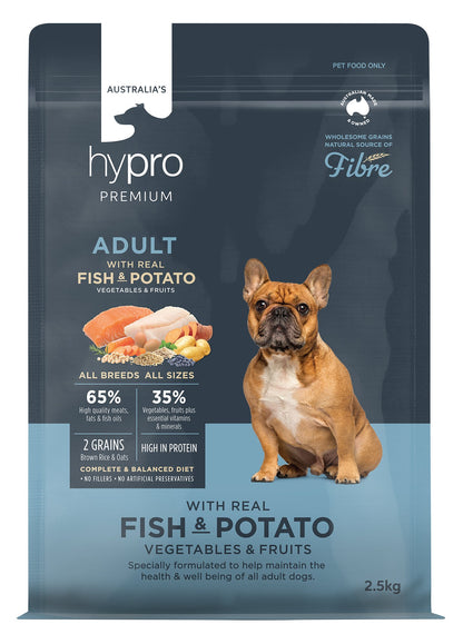 Hypro Premium Wholesome Grains Fish & Potato Adult Dry Dog Food