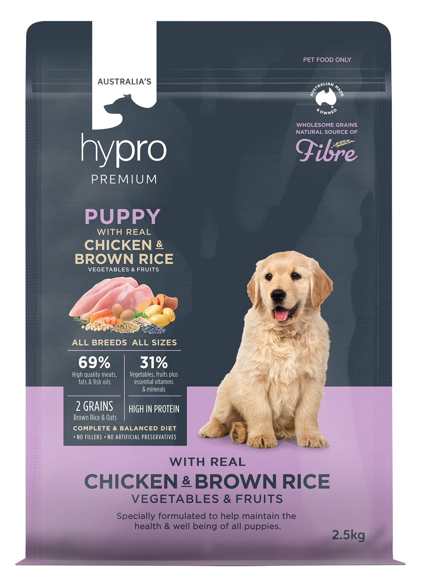 Hypro Premium Puppy & Whelping Wholesome Grains Chicken & Brown Rice  Dry Dog Food