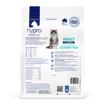 Hypro Premium Adult Grain Free All Breeds Dry Cat Food Ocean Fish