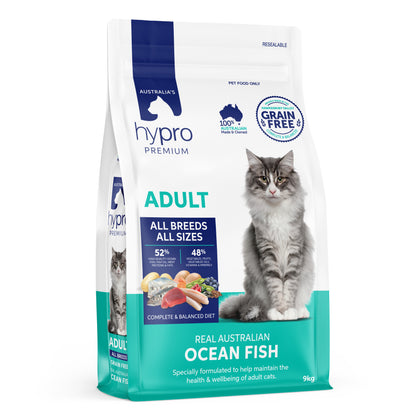 Hypro Premium Adult Grain Free All Breeds Dry Cat Food Ocean Fish