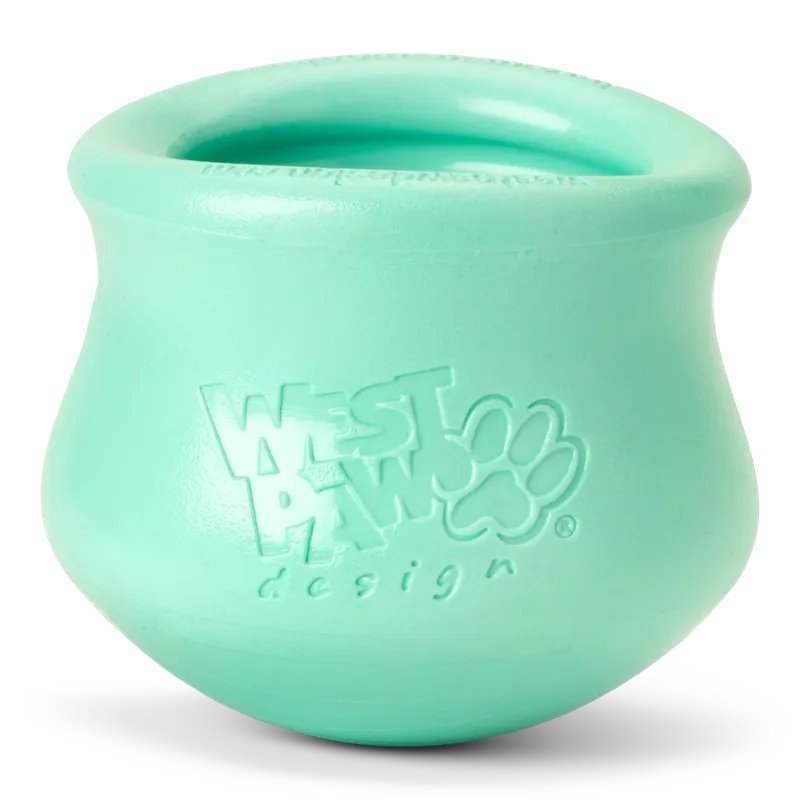 West Paw Toppl Treat Dispensing Wobbling Dog Toy & Food Bowl Mint