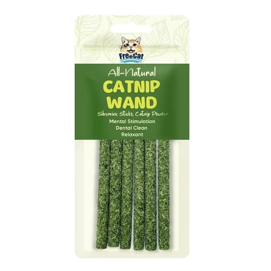 FreeCat All Natural Catnip Wand 6pk