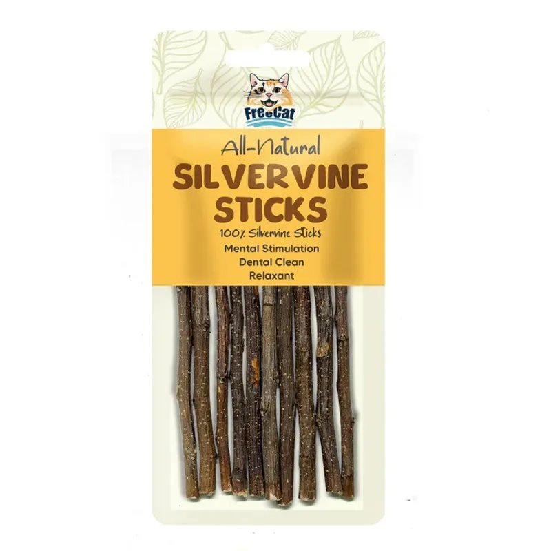 FreeCat All Natural Silvervine Sticks 10pk
