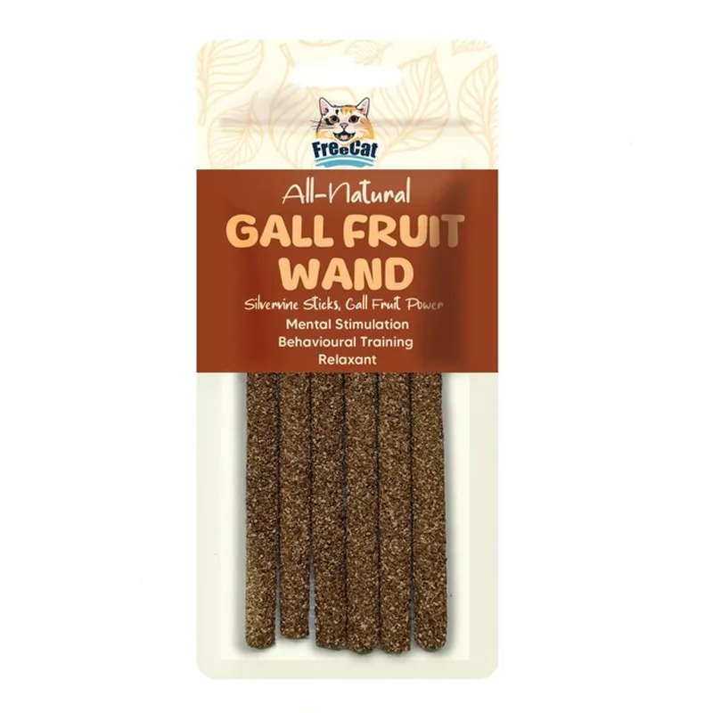 FreeCat All Natural Gall Fruit Wand 6pcs