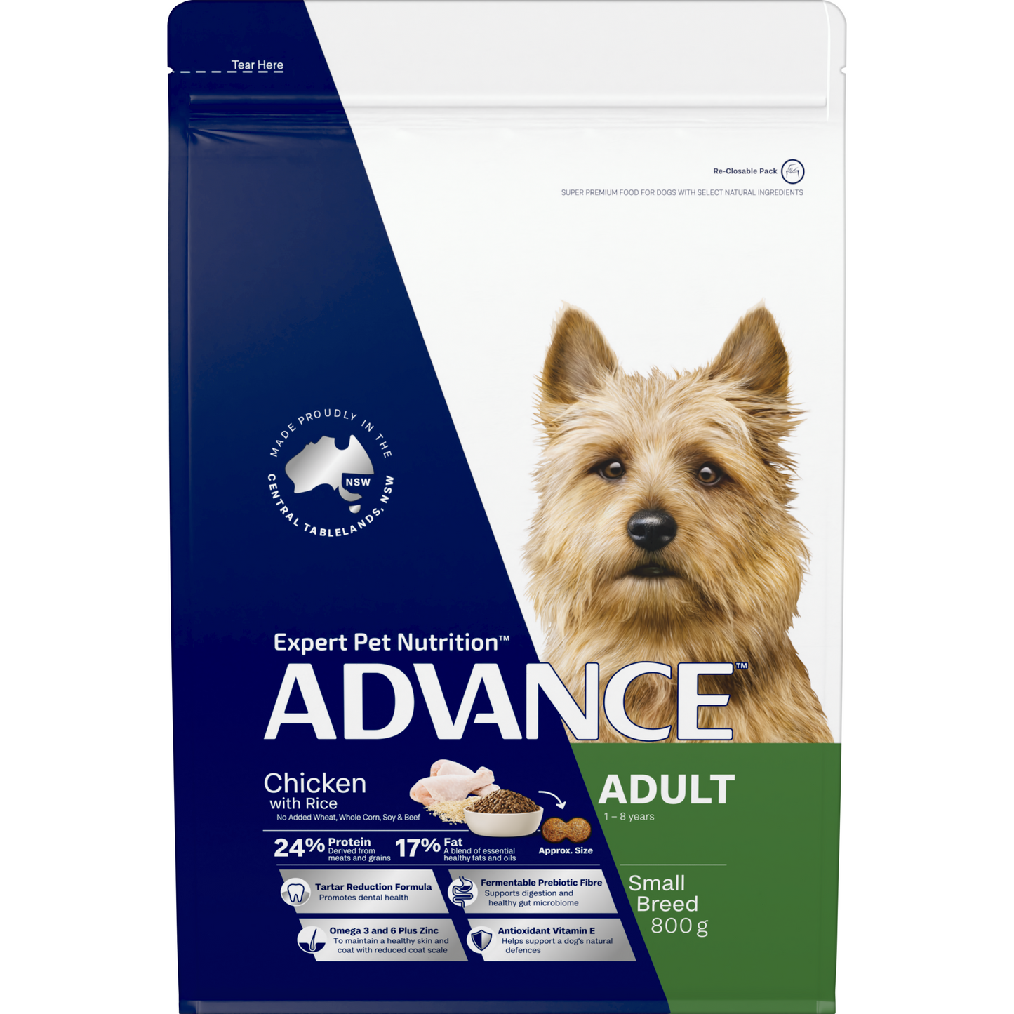 Advance Adult Small Breed Chicken with Rice Dry Dog Food