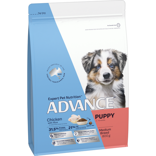 Advance Puppy Medium Breed Chicken with Rice Dry Dog Food