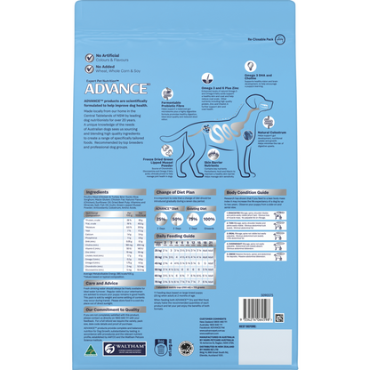 Advance Puppy Large Breed Sensitive Skin & Digestion Turkey with Rice Dry Dog Food