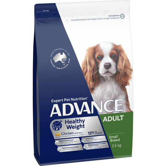Advance Small Adult Healthy Weight Chicken with Rice Dry Dog Food
