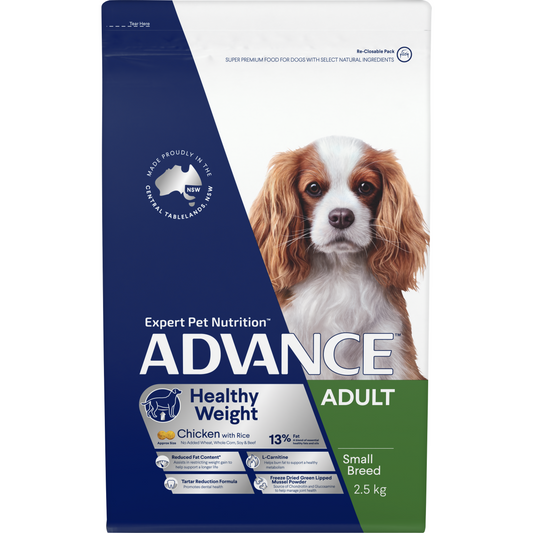Advance Small Adult Healthy Weight Chicken with Rice Dry Dog Food