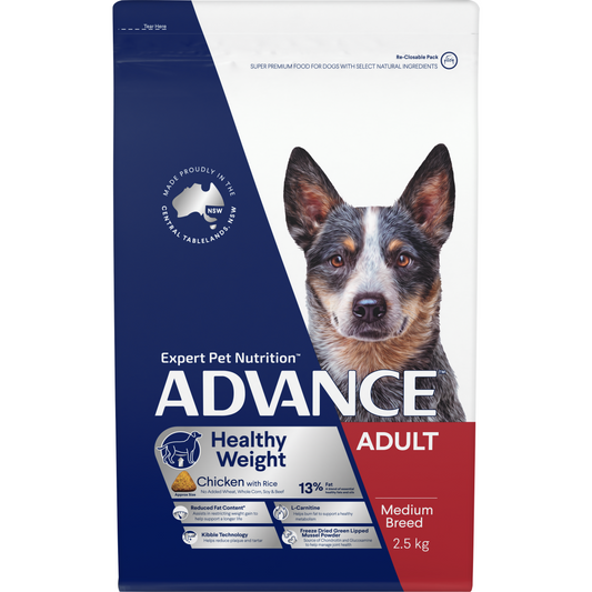 Advance Healthy Weight Adult Medium Chicken with Rice Dry Dog Food