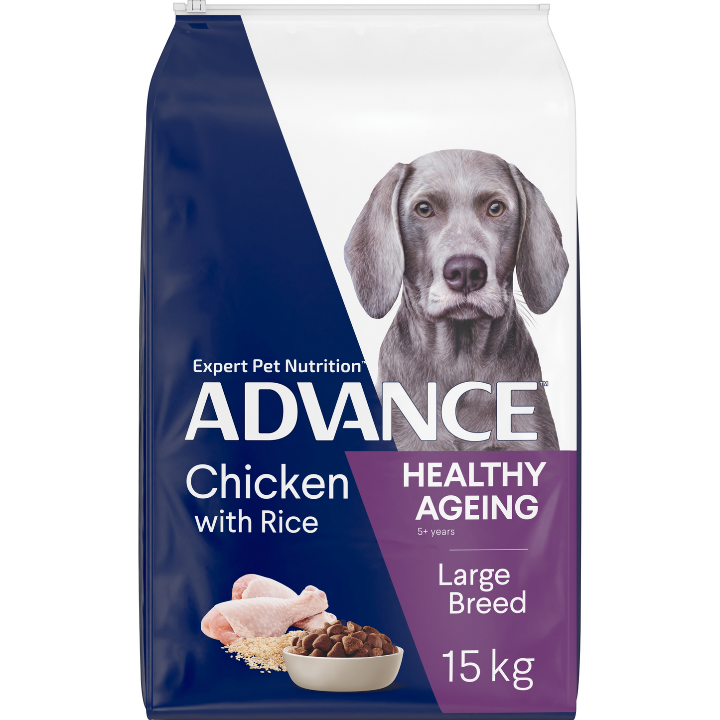 Advance Healthy Ageing Large Breed Chicken with Rice Dry Dog Food