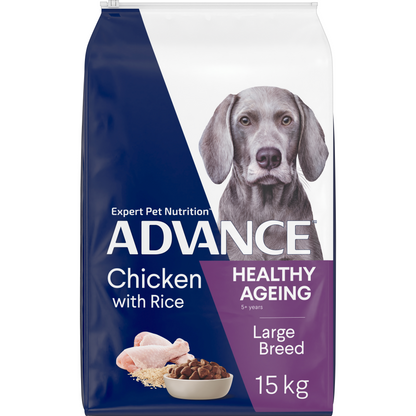 Advance Healthy Ageing Large Breed Chicken with Rice Dry Dog Food