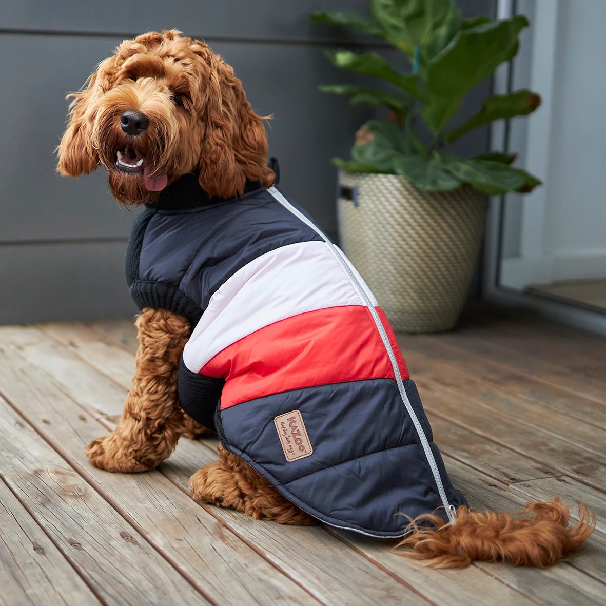 Kazoo Vovo Dog Puffer Jacket Pink Kiss