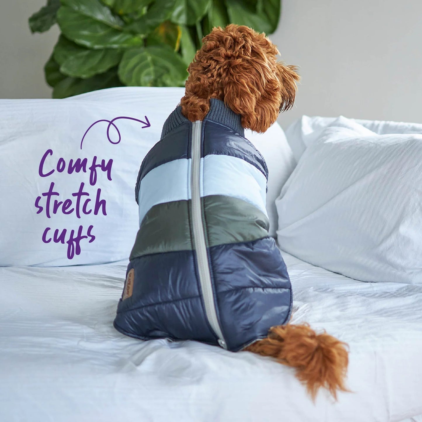 Kazoo Vovo Dog Puffer Jacket Seabreeze